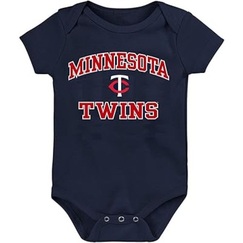 Outerstuff MLB Officially Licensed 0-24 Months City Headline Arch Logo Onesie Bodysuit Romper