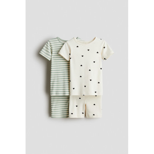 H&M 2-PACK Printed Jersey Pajamas