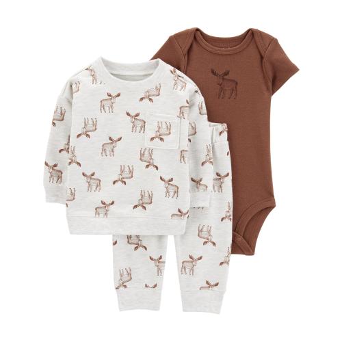 Carter's Child of Mine Baby Boy Outfit Set, 3-Piece, Sizes 0/3-24 Months