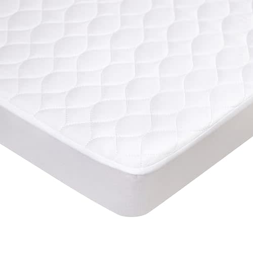 American Baby Company Waterproof Fitted Pack and Play Mattress Protector 39" x 27" - Quilted, Noiseless, Ultra-Soft & Breathable Playpen and Pack n Play Mattress Cover