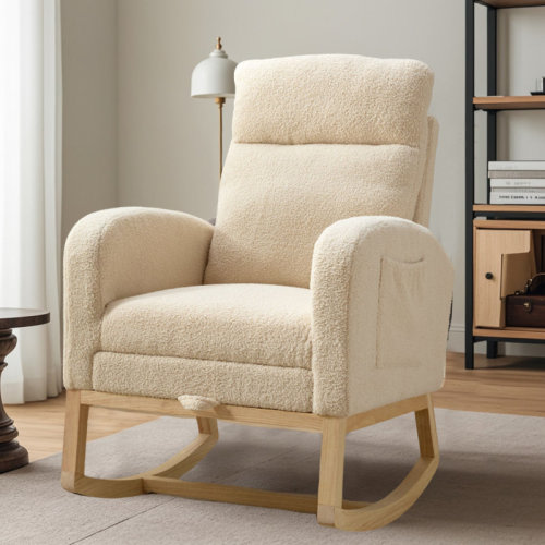Isabelle & Max™ Modern Accent Rocking Chair with Adjustable Stirrups | Wayfair