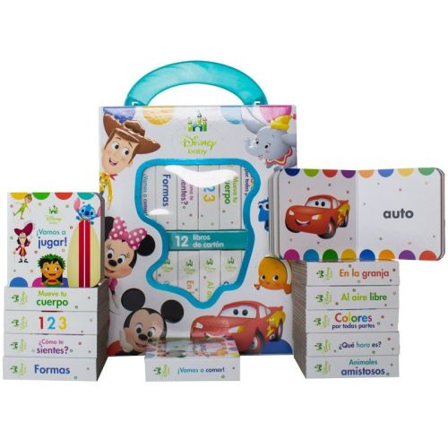 Disney Baby Spanish - My First Library 12 Block set (Board Book) by Phoenix