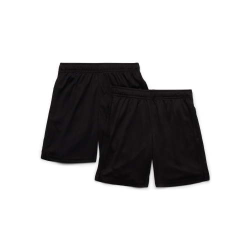 Athletic Works Boys Performance Shorts, 2-Pack, Sizes 4-18 & Husky