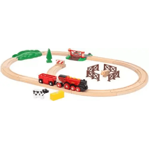 BRIO World Train Set Mighty Red Train Set