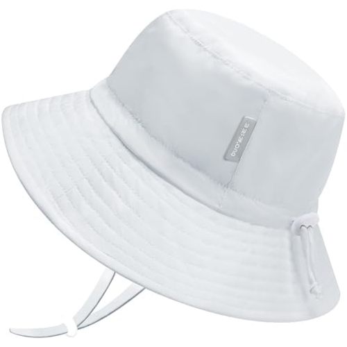 UPF 50+ Baby Sun hat Baby Bucket hat with Strings Summer Sun Protection Infant Sun hat for Kids