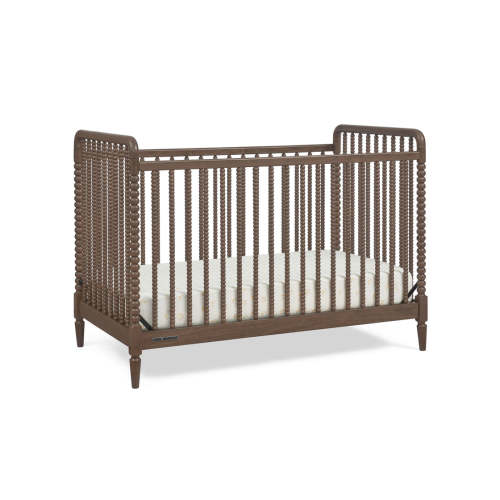 Saint 4-in-1 Convertible Crib- teak brown