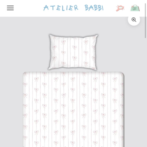 Baby & Kids Sheet Set - Pink Ribbon