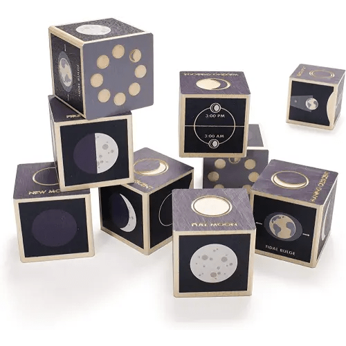Uncle Goose Moon Phase Blocks - Made in The USA