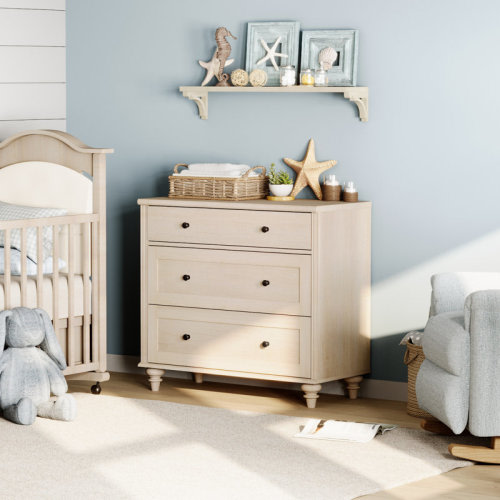 Ophelia & Co. Kids Dressers With Wide Chest Of Drawers, Baby Dresser For Bedroom With 3 Drawers, Small Dressers For Nursery, Hallway, Living Room & Reviews | Wayfair