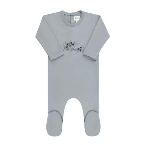 Modal French Terry Olive you Collection - Footie