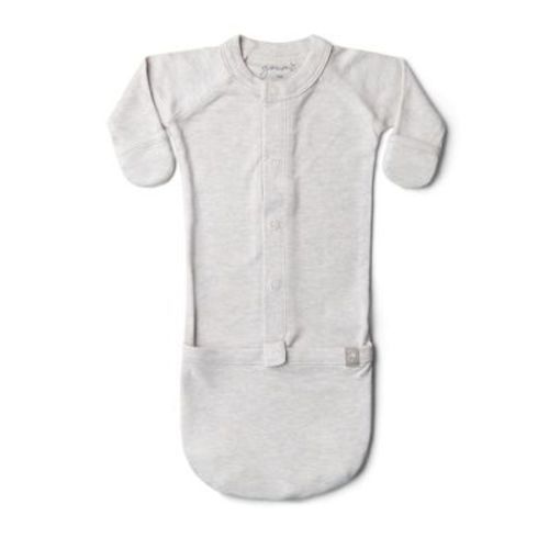 Goumi 24 Hour Convertible Sleeper Baby Gown - Sandstone 0-3m