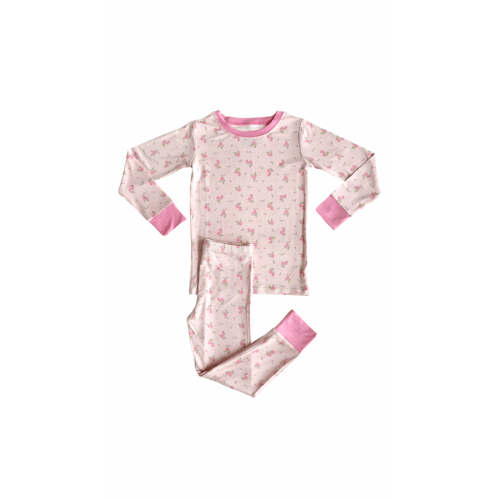 Pink Baseball Two Piece Set, 2T or 3T