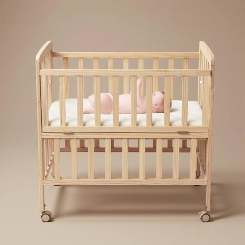 Convertible Mini Baby Crib - Bedside Bassinet