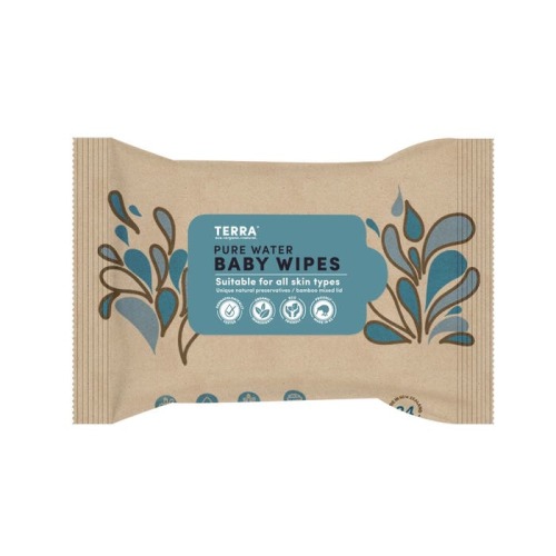 Pure NZ Water Baby Wipes (24 Pk)