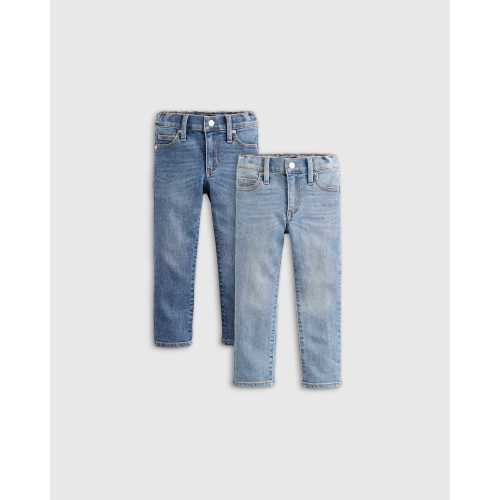 Cotton Stretch Slim Jeans 2-Pack - Baby Boy