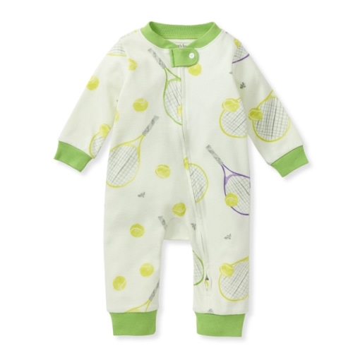 Burt's Bees Tennis Organic Cotton Sleeper - 0-3 Months