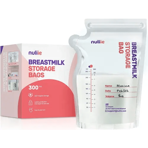 300 Pcs Breastmilk Storage Bags - Nuliie