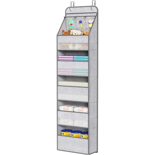 Over Door Hanging Organizer - Grey Pattern