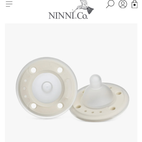 Ninni Pacifier Creme 2 Pack