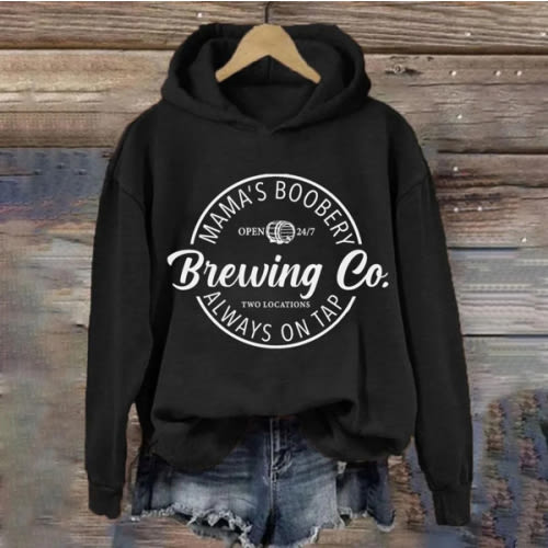 Mama's Boobery Breastfeeding Easy For Nursing Hoodie