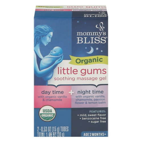 Mommy's Bliss Baby Organic Gums Soothing Massage Gel, Liquid, 2+ Months, 1.06 oz, Over-the-Counter Medicines