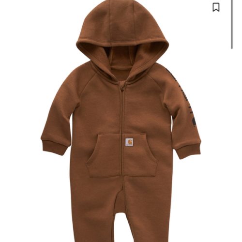 Carhartt Infant Boys' Fleece Zip Front Long Sleeve Coverall