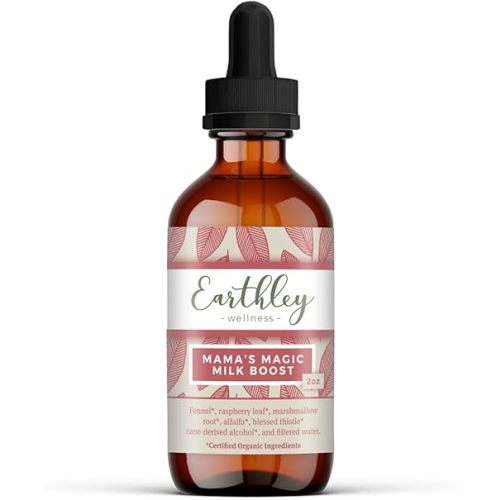 Earthley Wellness Mama’s Magic Milk Boost, Promotes Milk Supply, Nourishes The Body (2 Oz)