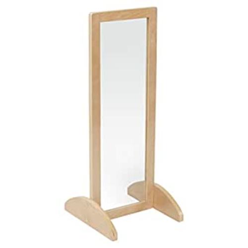 ECR4Kids Junior Bi-Directional Mirror, Single-Sided, Natural : Home & Kitchen