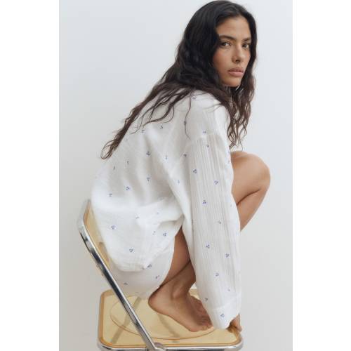 PAJAMA SHIRT AND SHORTS