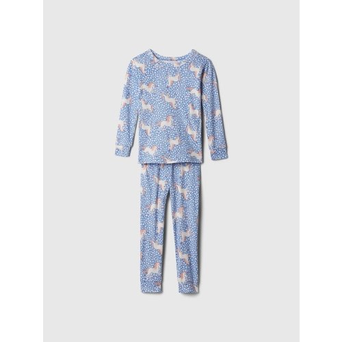 babyGap Organic Cotton PJ Set in unicorns blue, size: 18-24 M