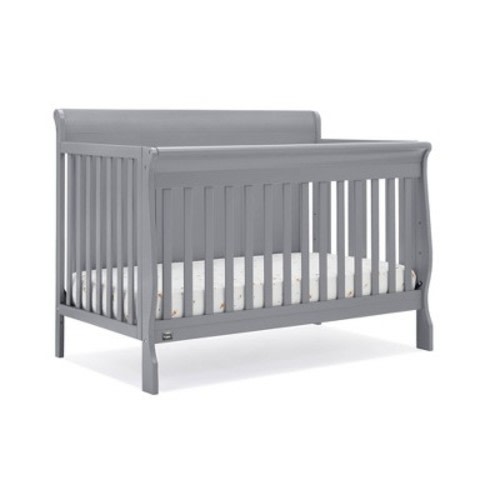 Simmons Kids' Carter 6-in-1 Convertible Crib - Greenguard Gold Certified, Color: Gray