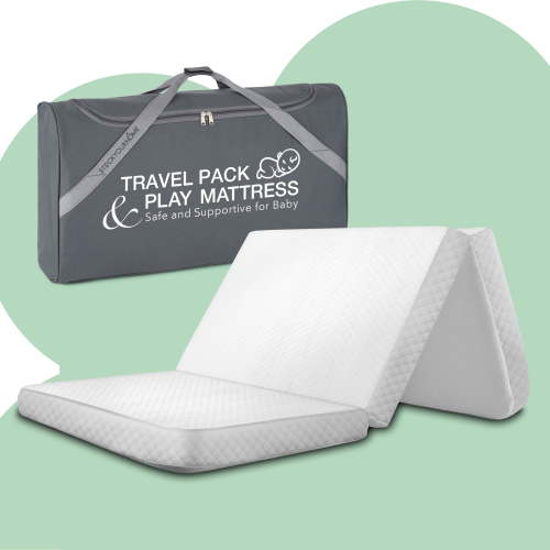 Stock Your Home Foldable Pack & Play Mattress - Comfortable, Breathable Foam for Toddlers