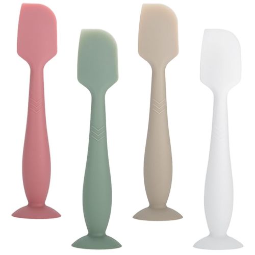 SOSKYGELO Baby Diaper Cream Spatula, 4Pack Silicone Butt Spatula Baby Paste Diaper Cream Applicator for Newborn Babies