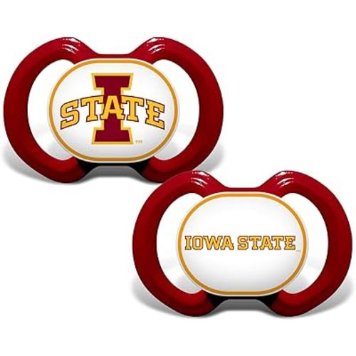 BabyFanatic Pacifier 2-Pack - NCAA Iowa State Cyclones - Officially Licensed League Gear