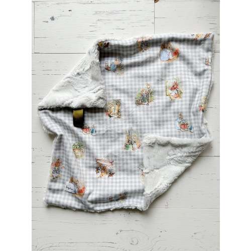 Peter Rabbit Lovey, Beatrix Potter, rabbit baby blanket, keepsake baby gift, security blanket, sentimental baby gifts