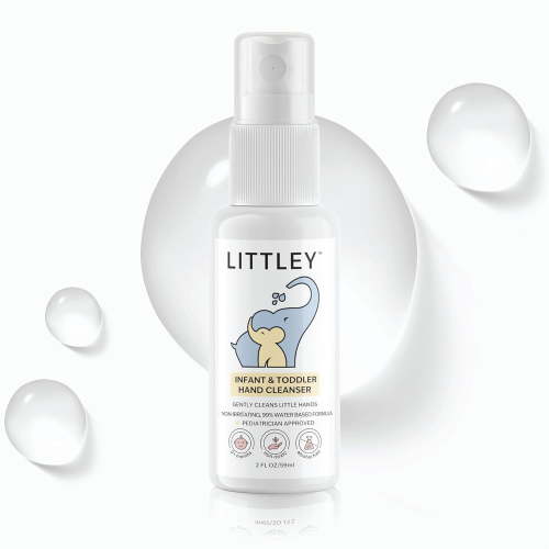 Think Smarter Products Littley Hand Cleanser, Hypochlorous Acid, Gentle, Alcohol-Free, 2oz Spray