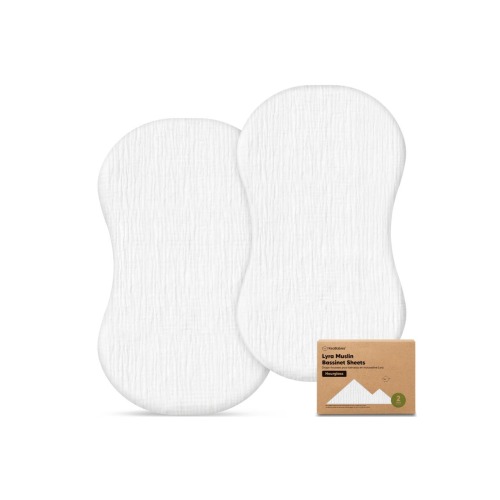 2-Pack Lyra Muslin Bassinet Sheets