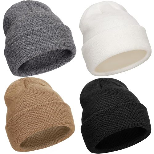 AQOKKA Baby Beanies Toddler Winter Hats Soft Infant Knit Hat for Baby Boys Girls Warm Caps Beanies Cold Weather