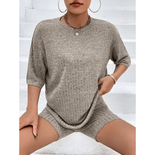 Summer outfit Set | Breathable Ribbed woman’s set (Stretchy - TikTok Shop