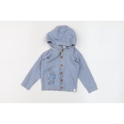 Marks and Spencer Blue Peter Rabbit Hooded Cardigan 12-18M