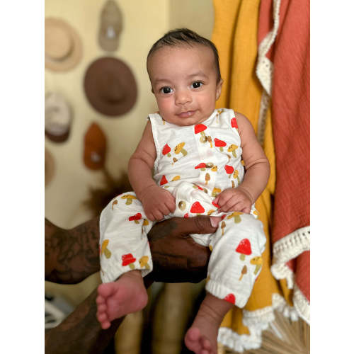 Mushroom / Organic Bay Jumpsuit