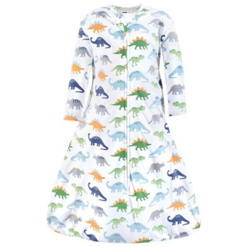 Hudson Baby Long Sleeve Cotton Jersey Sleeping Bag, Sack, Blanket, Dinosaurs, 0-6 Months