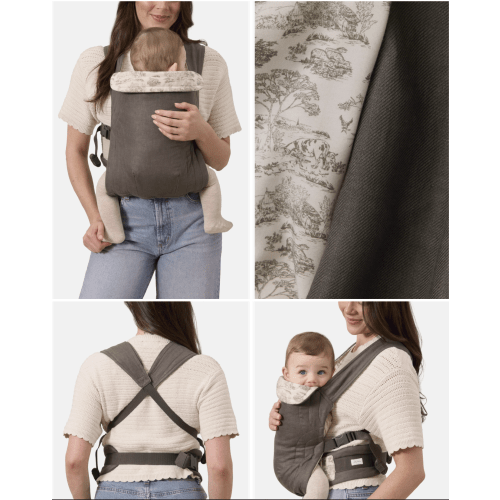 Solly Baby, Buckle Carrier, Charcoal Toile