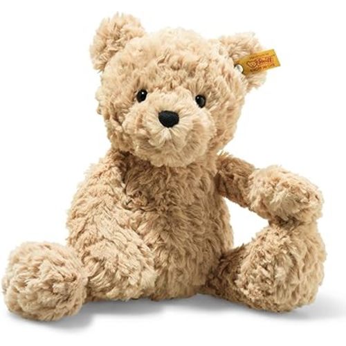 Steiff Jimmy Teddy Bear, Premium Teddy Bear Stuffed Animal, Plush Toy for Kids (Light Brown, 12")