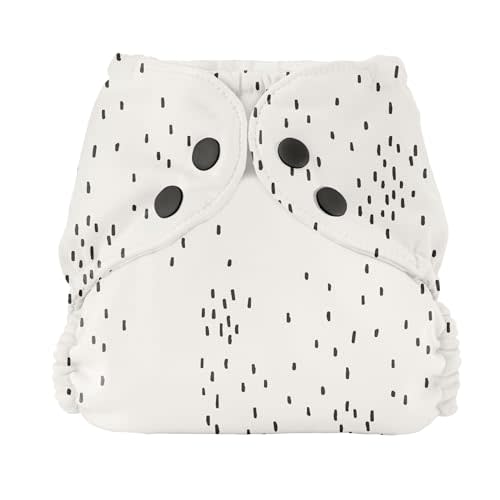Esembly Cloth Diaper Outer, Swim Diaper, Waterproof Cloth Diaper Cover, Leak-Proof, Breathable Layer Over Prefolds, Flats or Fitteds, Reusable with Snap Closure - Size 2 (18-35lbs), Apostrophe