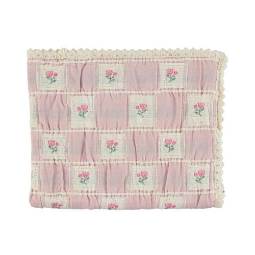 Vintage Rose Rosetta Patchwork Blanket