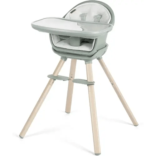 Maxi-Cosi Moa 8-in-1 High Chairs for Babies and Toddlers, Machine Washable Infant High Chair, Compact, Convertible High Chair Lightweight Design, Classic Green