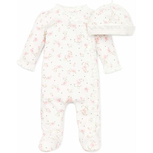 Little Me Baby Girls' Footie and Hat