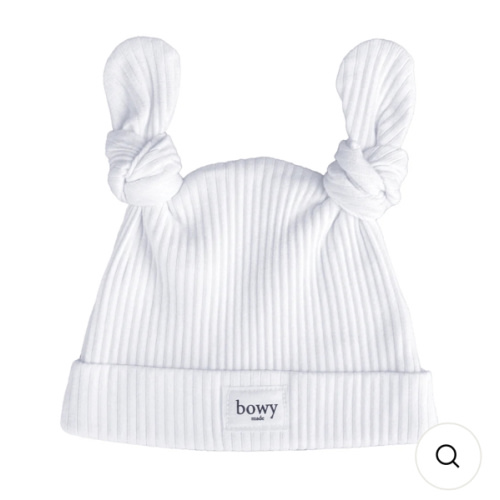 Double Knot Beanie - White