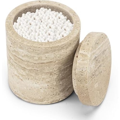 Natural Marble Canister, Diaper Cream